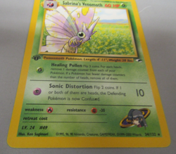 Pokemon TCG Sabrina's Venomoth Gym Heroes 34/132 1st Edition Card - Image 3