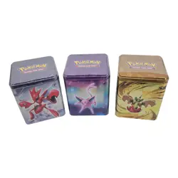 Pokemon TCG 2024 Q1 Stacking Tin 3 Booster Packs and Stickers One at Random - Image 2