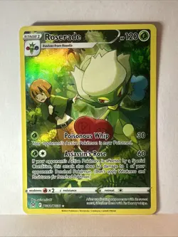 Roserade TG02/TG30 Pokemon TCG Lost Origin Ultra Rare Full Art Trainer Gallery - Image 1