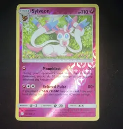 Pokemon TCG Cosmic Eclipse Reverse Holographic Sylveon 155/236 Near Mint - Image 1