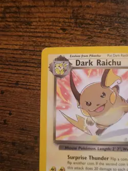 Pokemon Dark Raichu 7/110 Legendary Collection Non-Holo Rare - Image 3