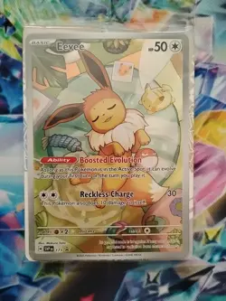 SEALED Pokemon Prismatic Evolutions Eevee SVP 173 Black Star Promo - Image 1
