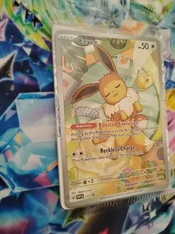 SEALED Pokemon Prismatic Evolutions Eevee SVP 173 Black Star Promo - Image 2