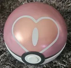POKEMON Love Ball Pokeball EMPTY TIN J21 RARE HTF! - Image 1