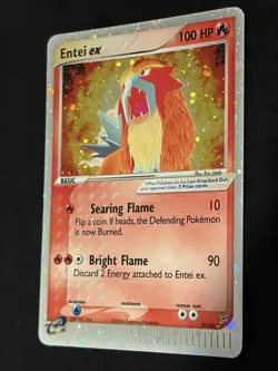 2004 Pokemon Entei ex 91/95 EX Team Magma vs. Team Aqua Holo Rare NM - Image 2