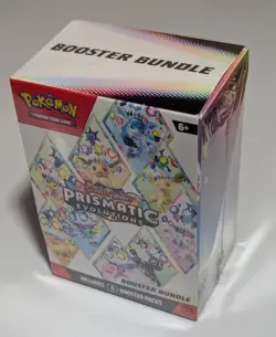 Pokemon Prismatic Evolutions Booster Bundle 6 Packs New - Image 1