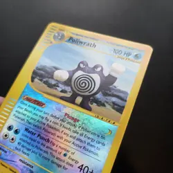 Pokemon Card - Poliwrath 60/165 Reverse Holo Rare Expedition Set WOTC Vintage - Image 2