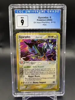 Gyarados 8/110 CGC 9 - EX Holon Phantoms Holo Rare Delta Species 2006 - Pokemon - Image 1