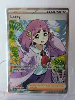 Lacey 166/142 SV07: Stellar Crown Ultra Rare NM Pokemon TCG - Image 1