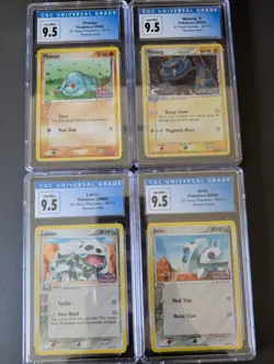 Lot of CGC Gem Mint Pokemon Reverse Holos Holon Phantoms and Delta Species - Image 1