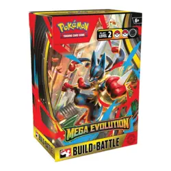 Pokemon TCG Mega Evolution Build & Battle Box 4 Booster Packs + Promo Card - Image 1