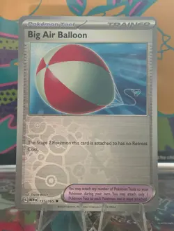 Big Air Balloon Reverse Holo 155/165 Pokemon 151 - Image 1