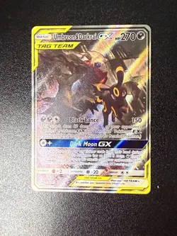 Jumbo Umbreon&Darkrai GX Tag Team Pokemon Promo #SM241 Sun And Moon LP-NM - Image 1