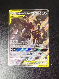Jumbo Umbreon&Darkrai GX Tag Team Pokemon Promo #SM241 Sun And Moon LP-NM - Image 2