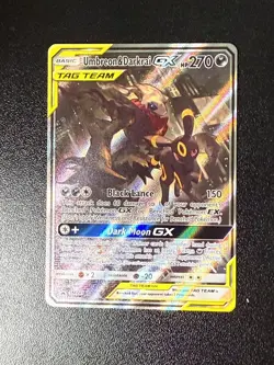 Jumbo Umbreon&Darkrai GX Tag Team Pokemon Promo #SM241 Sun And Moon LP-NM - Image 3