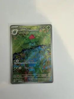 Pokemon Ivysaur Scarlet & Violet 151 Illustration Rare 167/165 Holo 100 HP - Image 1