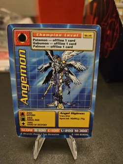 Digimon Cards - 1999 Digi-Battle 1st Edition Angemon ST-14 - Image 1