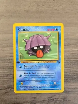 Pokemon TCG Shellder 1st Edition Fossil 54/62 NM - Image 1