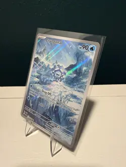 Pokemon TCG Cryogonal 111/086 Sv: Black Bolt Illustration Rare Holo 90 HP Icicle - Image 2