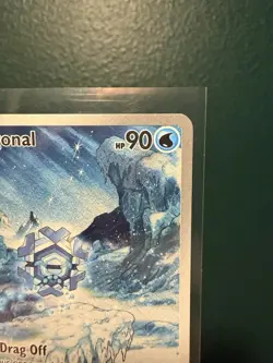 Pokemon TCG Cryogonal 111/086 Sv: Black Bolt Illustration Rare Holo 90 HP Icicle - Image 3