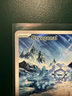 Pokemon TCG Cryogonal 111/086 Sv: Black Bolt Illustration Rare Holo 90 HP Icicle - Image 5