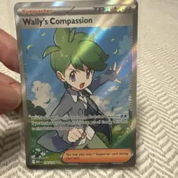 Pokemon TCG Wally's Compassion 176/132 Me01 Ultra Rare Full Art Holo - Image 1