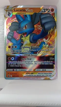 Pokemon Lucario VSTAR SWSH291 SWSH Promo Holo 270 HP Fighting Pokemon TCG - Image 1