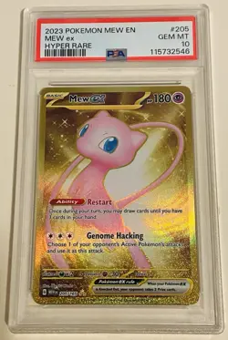 Mew EX 2023 Pokemon SV EN-151 205/165 Gold Hyper Rare, PSA 10 🐱🔥 - Image 2