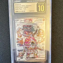 Pokemon Hoopa ex Super Rare Holo CGC Pristine 10 Raging Surf Japanese 078/062 - Image 1