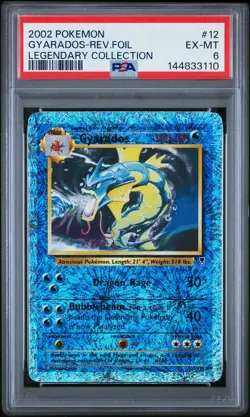 Gyarados 2002 Pokemon Legendary #12 Reverse Holo PSA 6 - Image 1