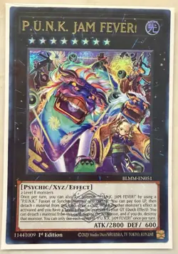 Yu-Gi-Oh P.U.N.K. JAM FEVER! BLMM - EN051 1st Edition NM - Image 1