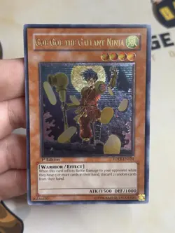Goe Goe the Gallant Ninja FOTB-EN024 1st Edition Ultimate Rare Yu-Gi-OH! NM - Image 2