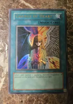 Yu-Gi-Oh! TCG Change of Heart Metal Raiders MRD-E060 Unlimited Ultra Rare - Image 1