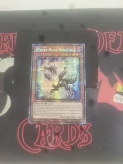 Yu-Gi-Oh TCG MP25-EN038 "White Rose Dragon" 1st Edition Starlight NM - Image 1