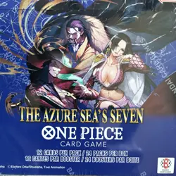 Bandai One Piece Card Game The Azure Sea's Seven English Booster Box NEW SEALED - Image 2
