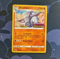 Donphan SWSH067 Pokemon Card Sword Shield Vivid Voltage Stamp Pokemon TCG NM - Image 1