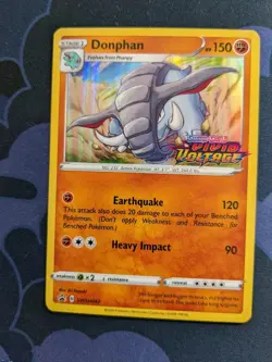 Donphan SWSH067 Pokemon Card Sword Shield Vivid Voltage Stamp Pokemon TCG NM - Image 2