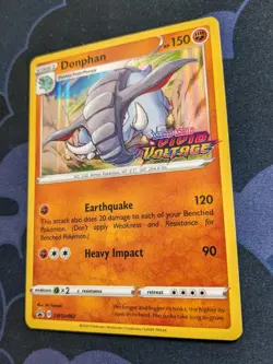 Donphan SWSH067 Pokemon Card Sword Shield Vivid Voltage Stamp Pokemon TCG NM - Image 4