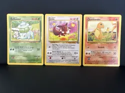 Pokemon WOTC Vintage Lot Base Jungle Gym Neo Bulbasaur Charmander Squirtle LP/P - Image 2