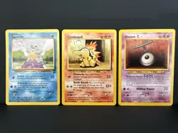 Pokemon WOTC Vintage Lot Base Jungle Gym Neo Bulbasaur Charmander Squirtle LP/P - Image 4