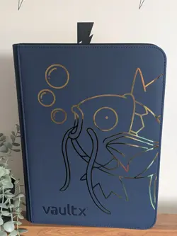 Vault X - 9 Pocket eXo-Tec Zip Binder Folder - Blue Pokemon Magikarp - Image 1
