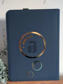 Vault X - 9 Pocket eXo-Tec Zip Binder Folder - Blue Pokemon Magikarp - Image 2