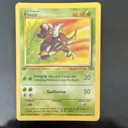 Pokemon Pinsir 25/64 Jungle 1st Edition Rare English HP60 1999 Wizards Basic - Image 1
