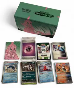 Pokemon Paradox Rift ETB Lot – NO Packs – Played Cards, Energy, & Box - Image 1