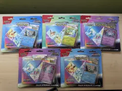 Pokemon TCG Prismatic Evolutions Tech Sticker Collection Blister Set of 5 Sealed - Image 1