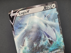 Pokemon TCG Lugia V 138/195 Rare Silver Tempest Sword & Shield Holo Foil Card - Image 2
