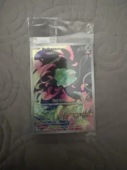 Bulbasaur 133/132 Mega Evolutions Stamped Promo SEALED Pokemon TCG Cards - Image 1