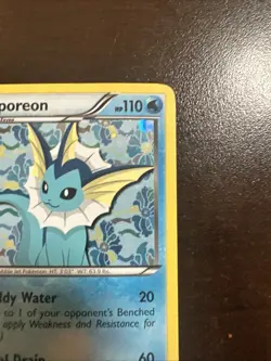 Vaporeon BW89 Pokemon TCG Black & White Promo HP - Image 3