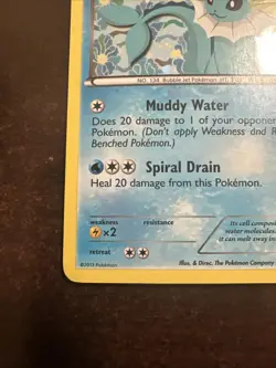 Vaporeon BW89 Pokemon TCG Black & White Promo HP - Image 5