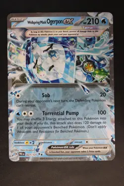 Wellspring Mask Ogerpon ex 027/131 - Pokemon TCG - Prismatic Evolutions - Image 1
